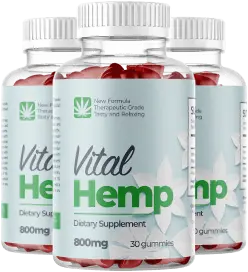 Vital Hemp Gummies NZ 3 Bottles
